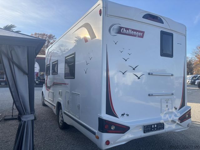 Semi-integrated camper CHALLENGER Mageo 357 Ford Premium Alarm, SAT/TV, Markise