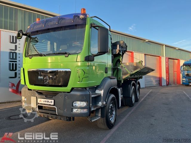 Tipper truck MAN TGS 26.480 6x4BB*Bordmatik*Retarder*elekt. Plane