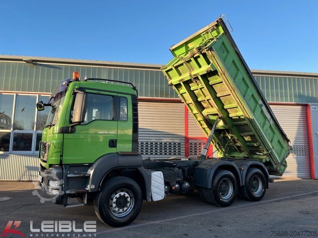 Tipper truck MAN TGS 26.480 6x4BB*Bordmatik*Retarder*elekt. Plane
