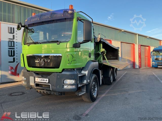 Three-sided tipper truck MAN TGS 26.480 6x4BB*Bordmatik*Retarder*elekt. Plane