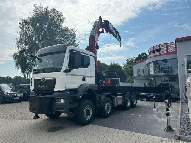 Truck mounted crane MAN TGS 41.520 8x8 mit Fassi Ladekran F710RA.2.26
