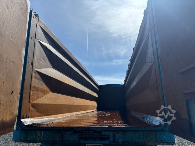 Tipper semitrailer D-TEC FL-3-S Stahl Kipper 57 m³