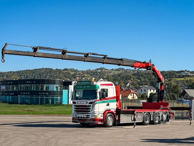 Autolaadkraan SCANIA G450 Platform 6,40 m FASSI F365 RA.2.26 + Funk