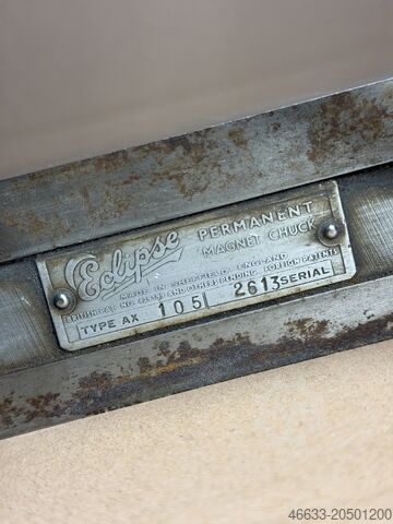 Magnetic plate 260x128x50 Eclipse Type AX 105