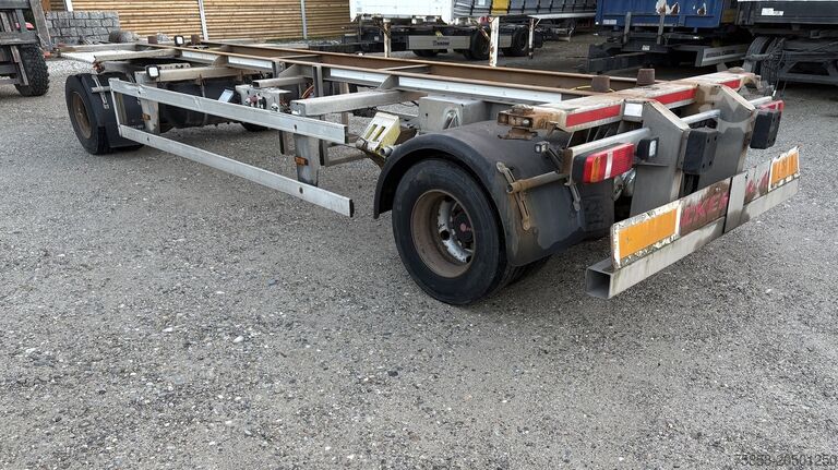 Trailer swap chassis ACKERMANN VERZINKT*langer Hub*17,5er Reifen