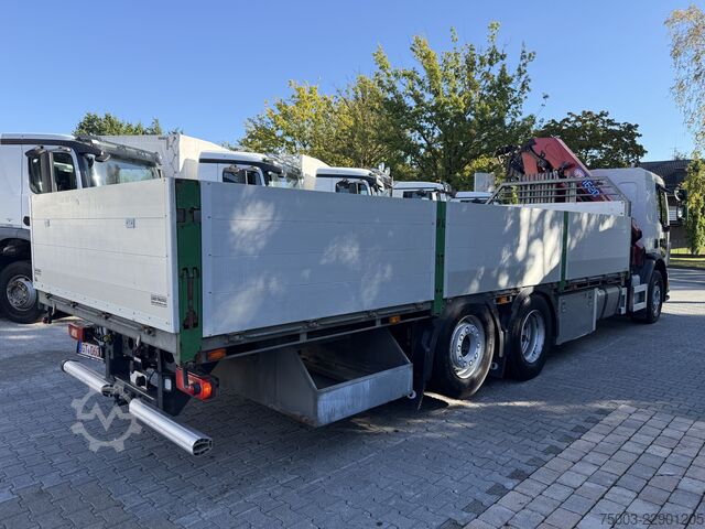 Grue montée sur camion Volvo FE320 6X2 HMF 1620 K5 bis 18.50 Meter