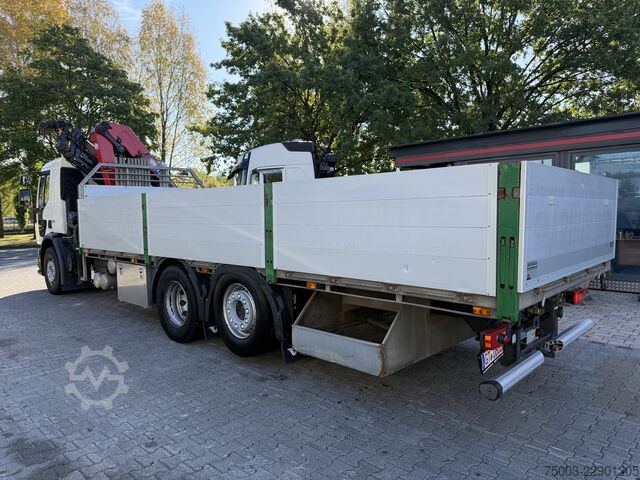Grue montée sur camion Volvo FE320 6X2 HMF 1620 K5 bis 18.50 Meter