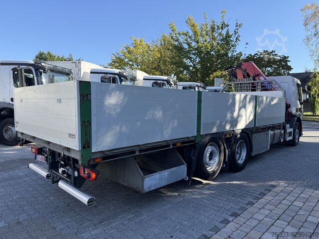 Camion plateau Volvo FE320 6X2 HMF 1620 K5 bis 18.50 Meter