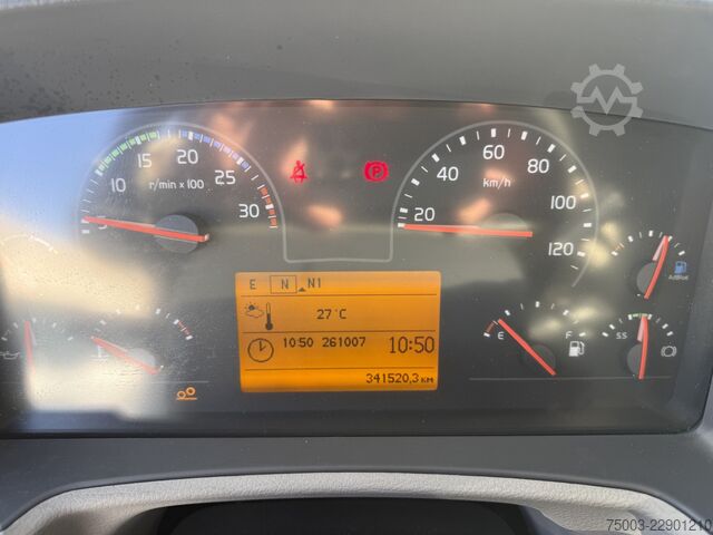 Camion plateau Volvo FE320 6X2 HMF 1620 K5 bis 18.50 Meter