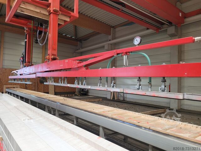 Vakuumski sistem slaganja, gantrija dizalica KAISER SBTE-F100-750/3.000, Hallenkran, Kran