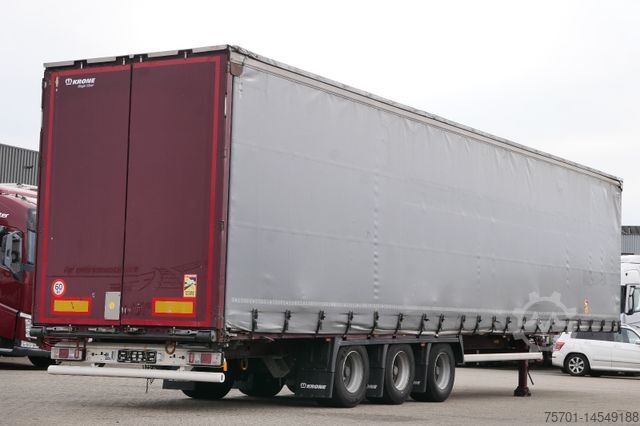 Semirremolque abierto con toldo KRONE Pritsche Plane XL MegaLiner BPW Edscha Bordwände