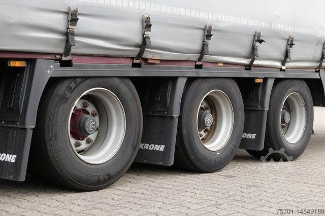 Semirremolque abierto con toldo KRONE Pritsche Plane XL MegaLiner BPW Edscha Bordwände