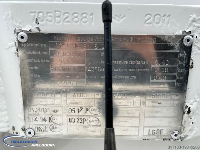 Tankwagen Volvo FH 500 22150 Liter ADR, 4 Comp, Retarder, ADR