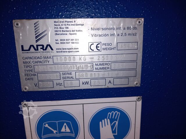 Linea di alimentazione a nastro LARA DEMAE-10000/100/1400-D