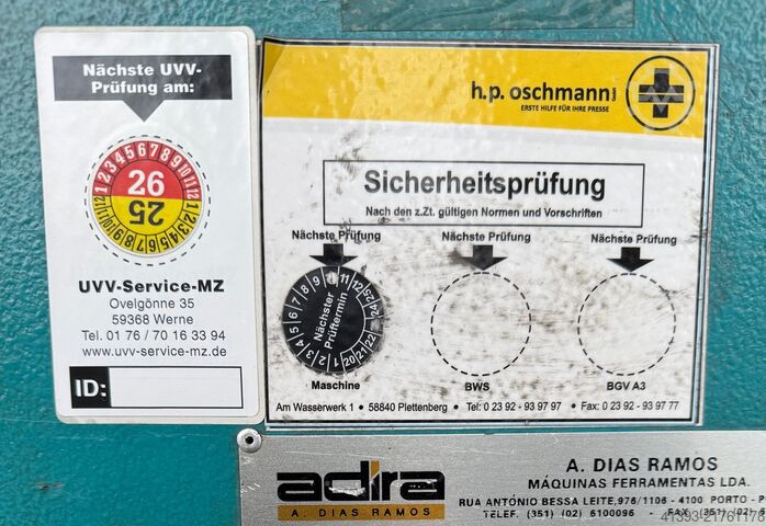 Hydrauliczna nożyca gilotynowa Adira GHS-0630