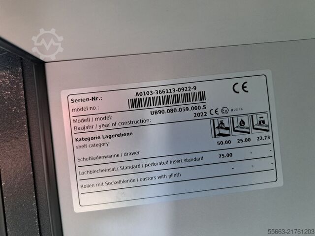 Biztonsági szekrény No 02 Asecos UB90.080.059.060.S