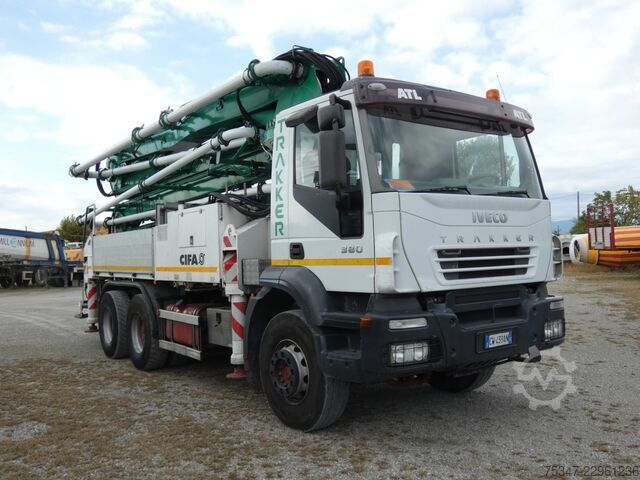 Kamion sa pumpom za beton Iveco TRAKKER 380