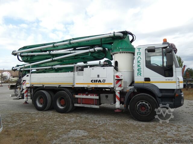 Kamion sa pumpom za beton Iveco TRAKKER 380
