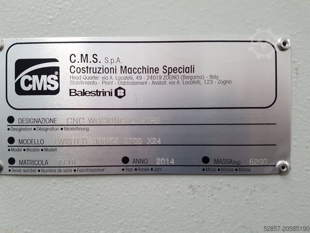 Megmunkáló központ SCM Routech Balestrini Twister
