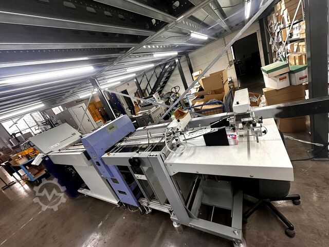 Rill- und Falzmaschine inkl. MB-System Bacciottini Pit Stop WFD2H Speed + WFD2H 1010 + PFNET 52/4- 40-ART52 Rill- und Falzmaschine inkl. MB System