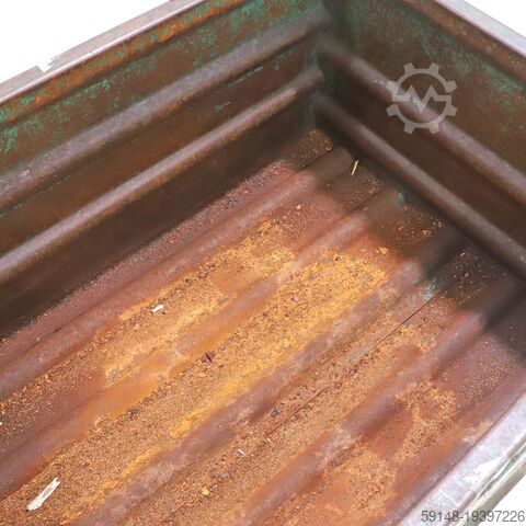 Gebrauchte Stapelboxen Stahl feste Konstruktion 4 Wände, L: 1025, B: 825, H: 735 (mm). Kruizinga 98-495GB