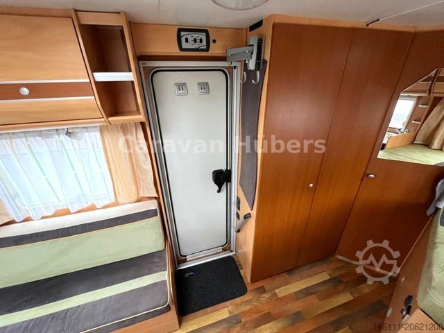 Polointegrovaný obytný vůz GLUECKSMOBIL T 345 - Festbett - Klima - Sat/TV - Solar -