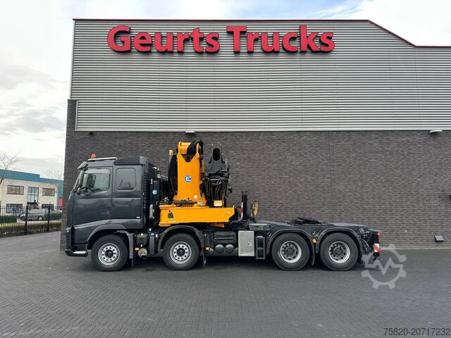 Vrachtwagen met kraan Volvo FH 480 8X4 TREKKER + EFFER 1355/8S KRAAN/KRAN/C...
