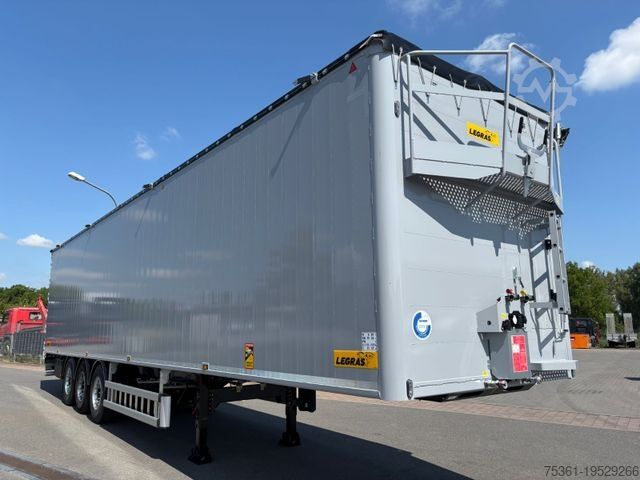 Oplegger met walking floor LEGRAS SBS 2220 Schubboden 90 m3 SAF Liftachse