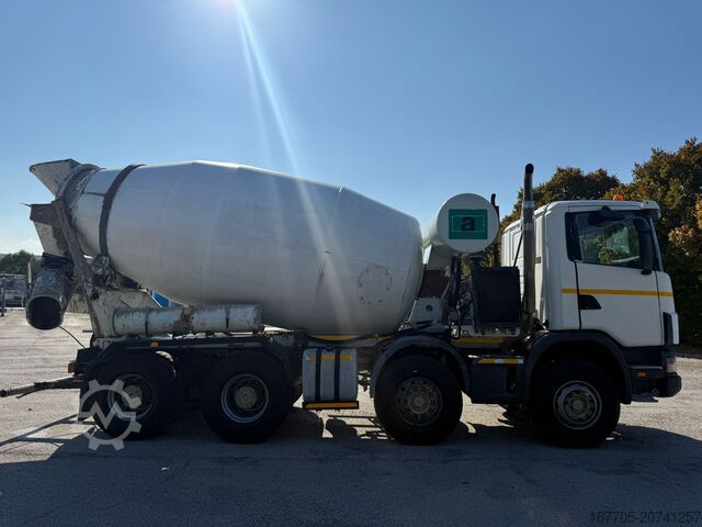 Otomatik beton mikser kamyonu SCANIA CV R 124 CB 8X4 HZ 420