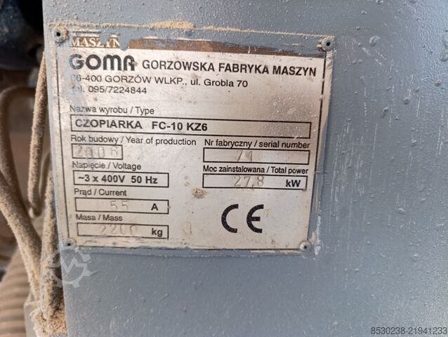 Linie de îmbinare cu dinți GOMA FC10 KZ6 + FC10 PZ6