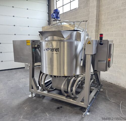 Kookketel Terlet Verticale kook-roerketel met schraapwerk