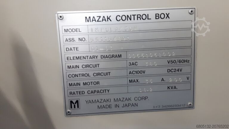 Pionowe centrum obróbcze MAZAK IMPULSE 30 H