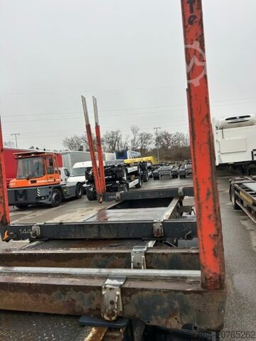 Ağaç kütüğü yarı römorku SCHWARZMüLLER HOLZAUFLIEGER 10 RUNGENPAARE SAF ACHSEN, LIFTACHSE