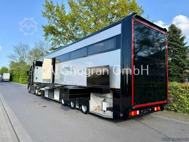 Furgone trasportatore di auto Addcliffe Eng /Motorsport/Rennsportauflieger