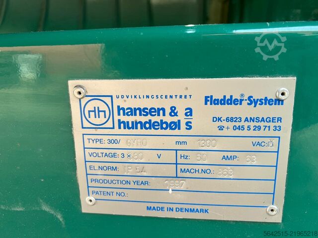 Fırçalama makinesi Fladder 300/Gyro-1300 Vac