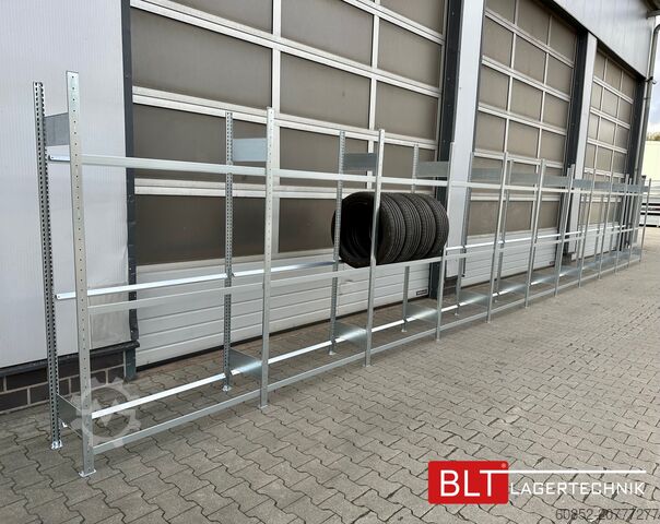 Modulhylla ca. 34,56 lfm. Reifenregale META für bis zu 360 Reifen! Neuware