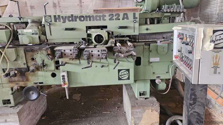 Board formatting line Weinig, Haist h22al