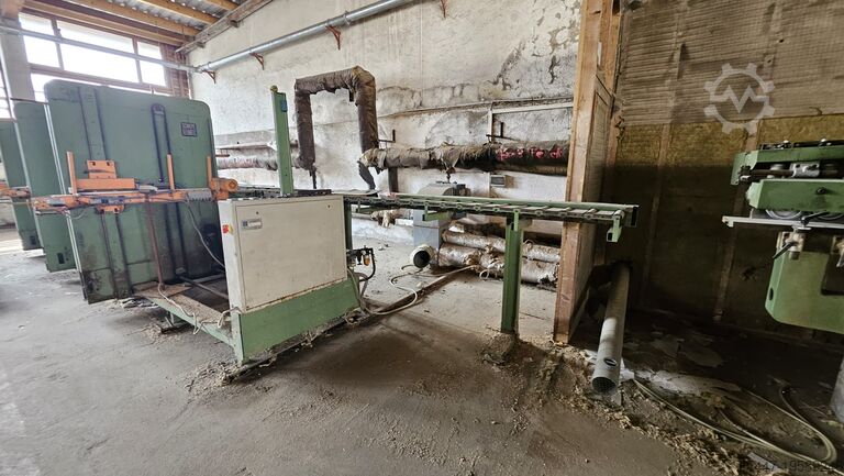 Board formatting line Weinig, Haist h22al