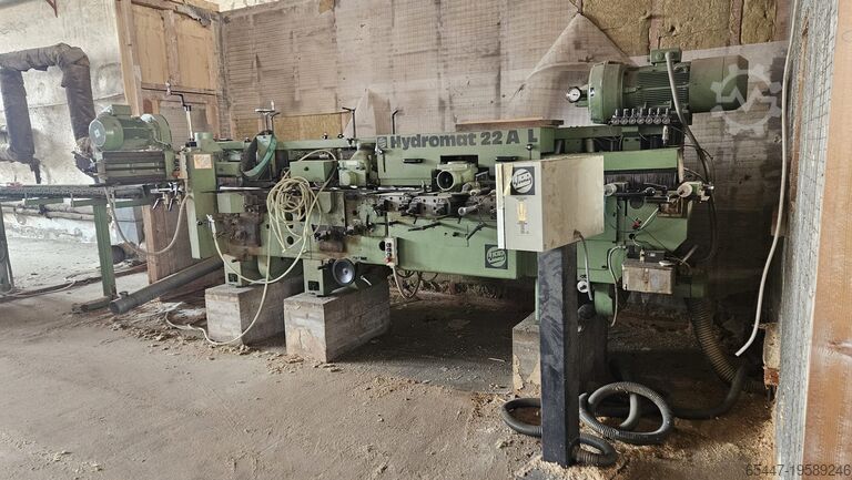 Board formatting line Weinig, Haist h22al