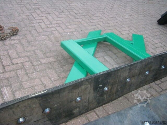 Planeringsskær Rubberschuif voor kraan en shovel