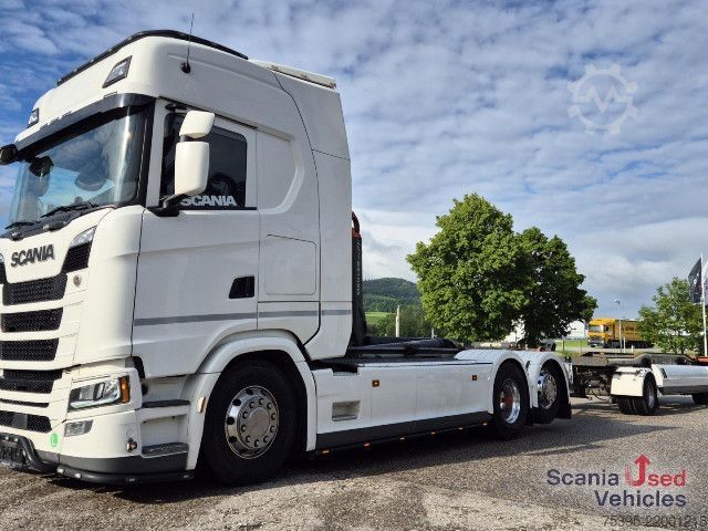 Autocamion cu cârlig pentru containere Scania S 500 B6x2*4NB Aboller Komplettzug !!