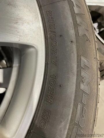 Wielen met set banden Bridgestone *Mercedes velgen 17 inch met Bridgestone banden...