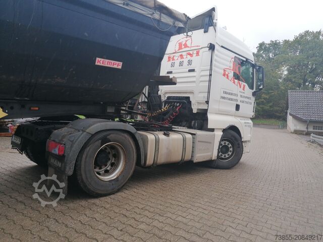 Tractor Unit MAN TGX 18.480 4x2 BLS WITH TIPPER HYDRAULIC AND GOOD TIRES