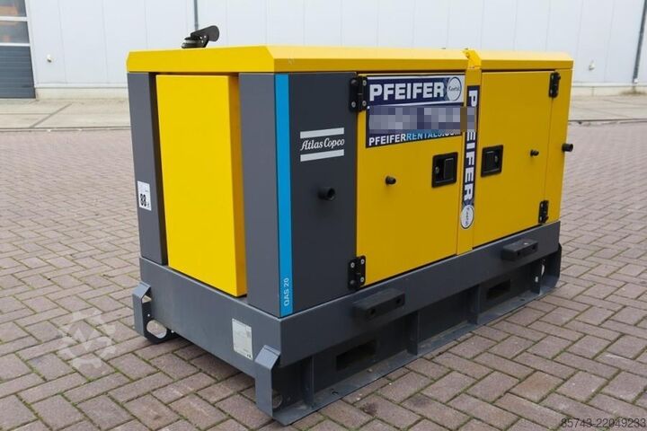 Kruszywo Atlas Copco QAS 20 S5 Valid Inspection, 17 kVA, Also Available