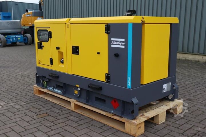 Kruszywo Atlas Copco QAS 40 ST3 Valid inspection, Diesel, 40 kVA