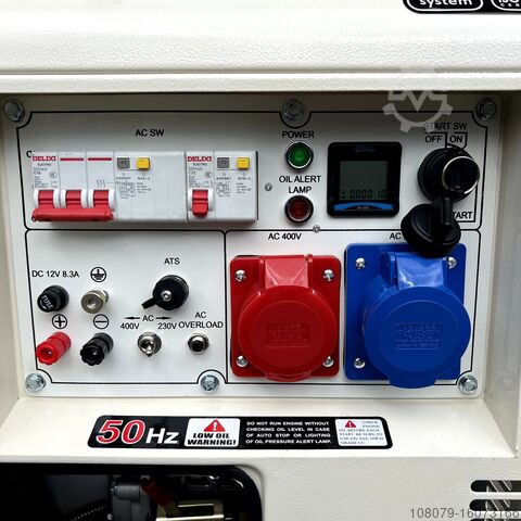 Strømgenerator Newpower Generator DG8500 Stromerzeuger 6500Watt Newpower D