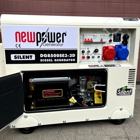Strømgenerator Newpower Generator DG8500 Stromerzeuger 6500Watt Newpower D
