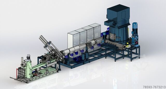 Recycling line BOCOMATIC LINE RTN-B 500 BOCO PARDUBICE machines, s.r.o. RTN-B 500