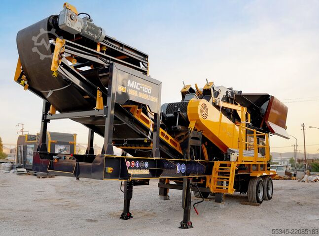 Jednostka krusząca FABO Mobile Impact Crusher Mobile Impact Crusher MIC-100