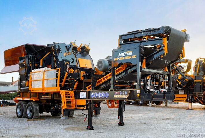 Jednostka krusząca FABO Mobile Impact Crusher Mobile Impact Crusher MIC-100